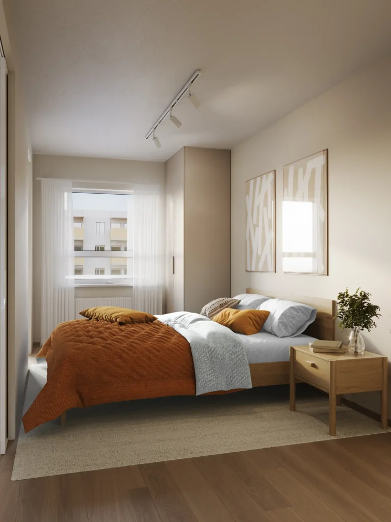 Grunnsteinen_Leiligheter_Granstangen_Leva_App_16H0206_Bed